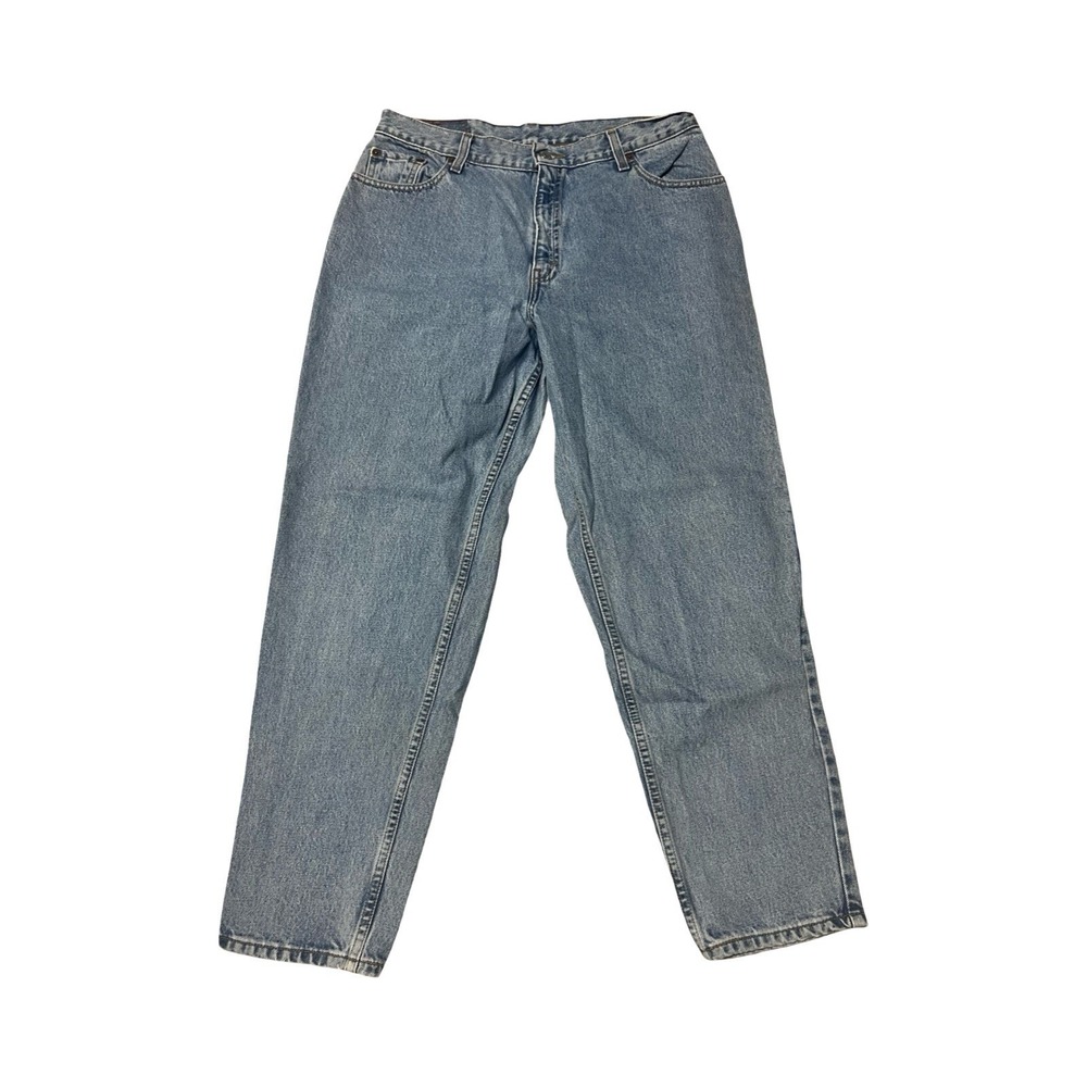Levis 550 Relaxed Fit Tapered‎ Leg Jeans Womens 16 MIS S Light Wash High Rise